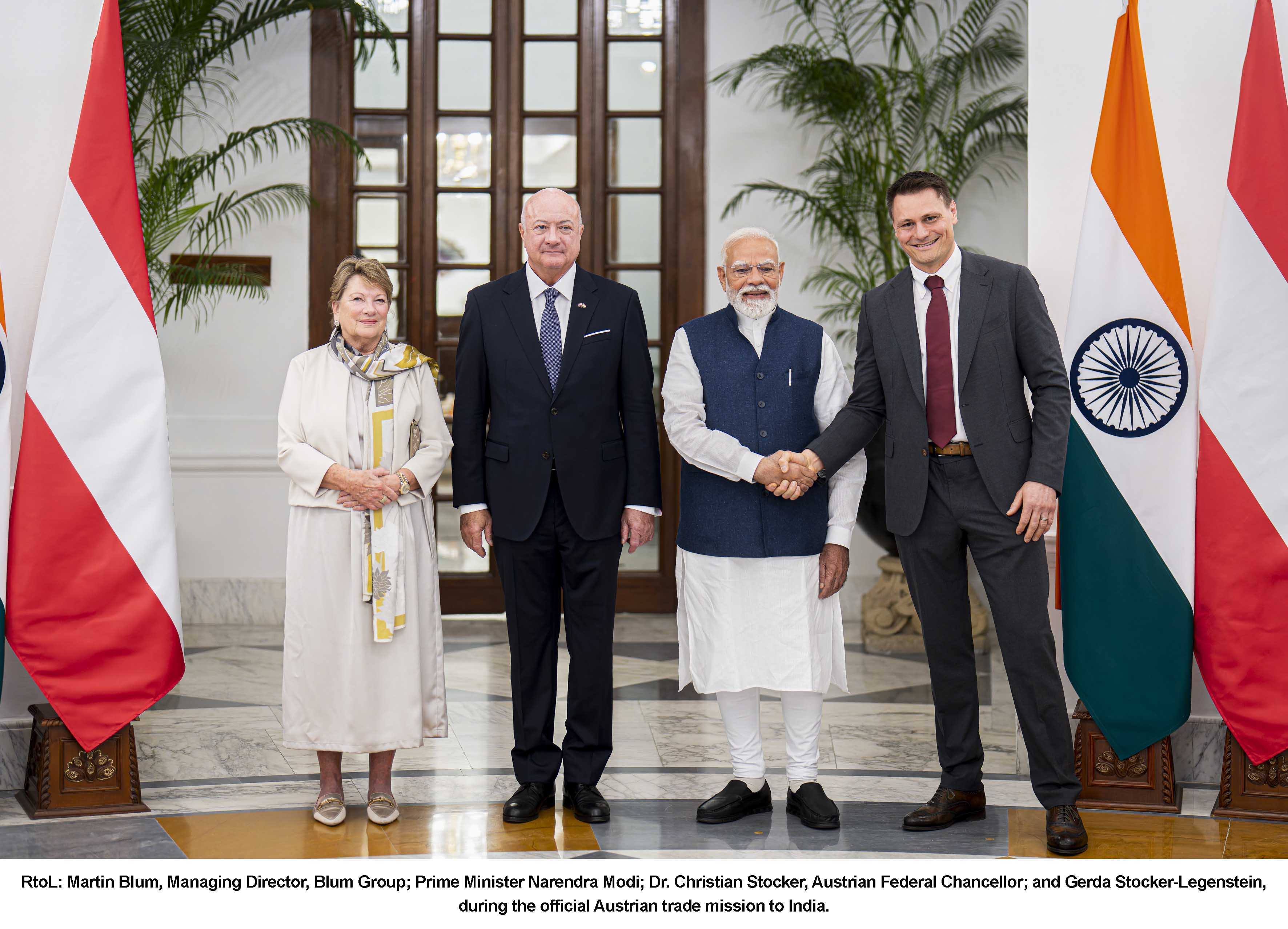 Blum Reflects on Historic India Mission and Martin Blum&rsquo;s Meeting with Prime Minister Narendra Modi