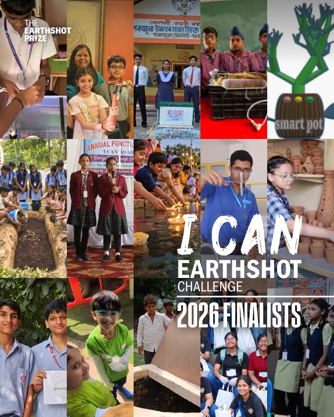 The Earthshot Prize, Alana And Design For Change Announce Finalists Of Nationwide I Can Earthshot Challenge