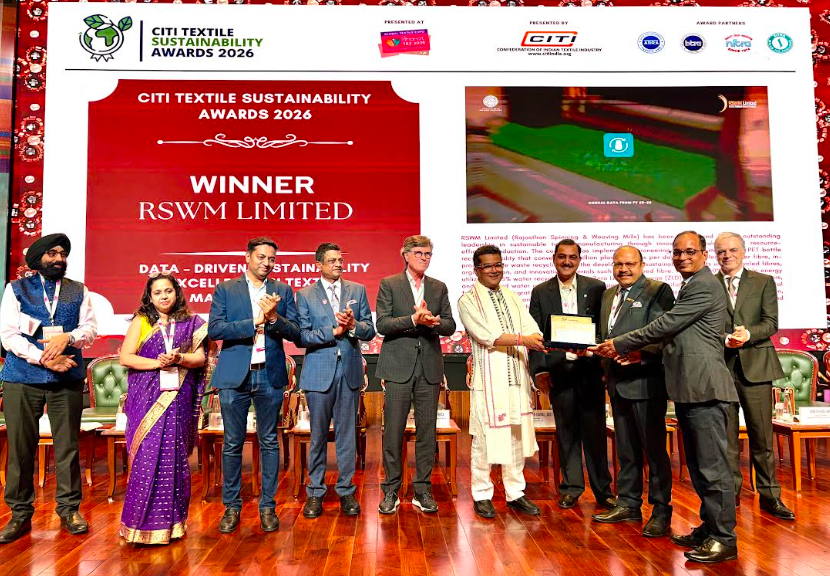 RSWM Limited Marks Successful Bharat Tex 2026 with CITI Sustainability Awards for Data-Driven Sustainability Excellence