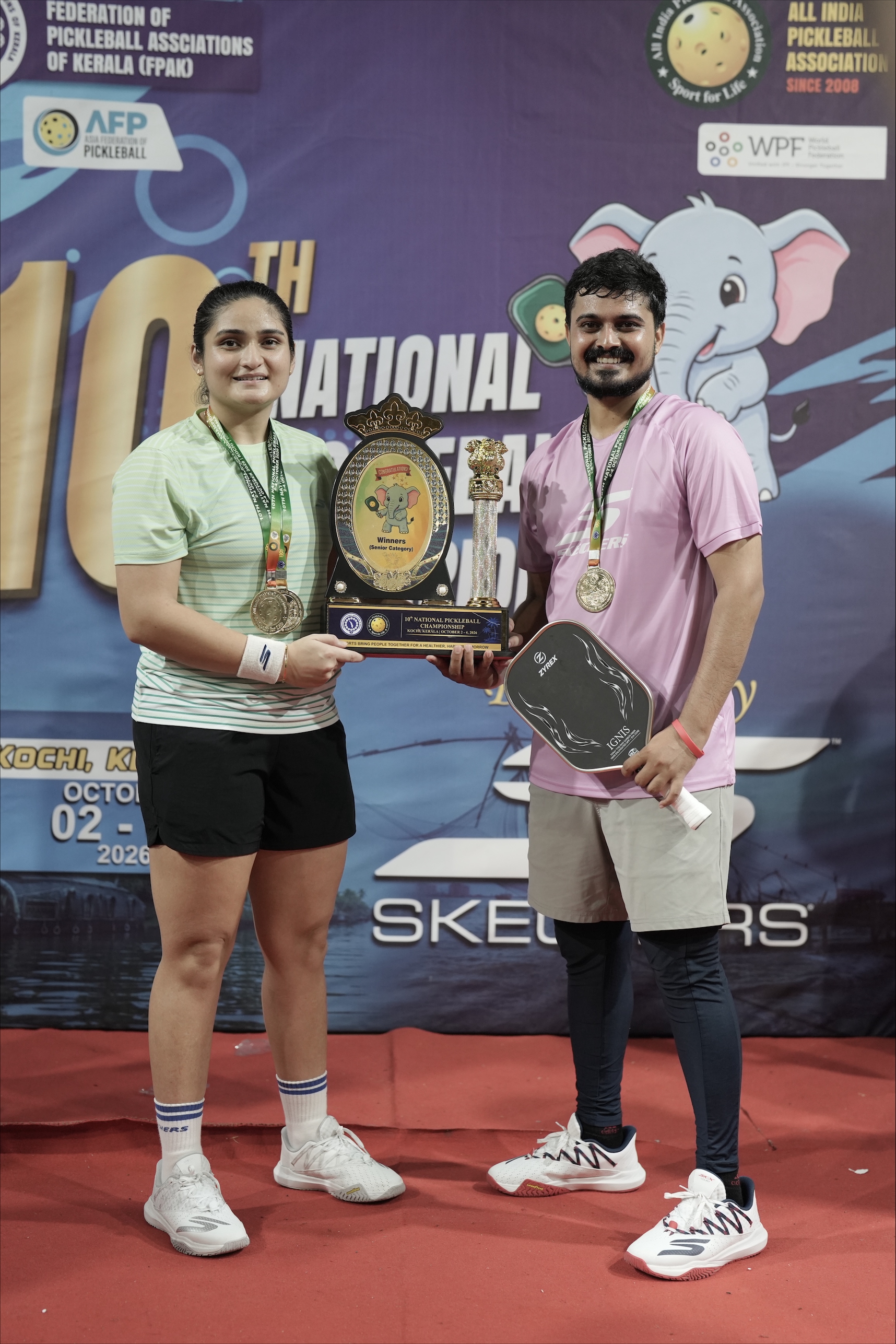 Skechers-powered 10th Aipa National Pickleball Championship Concludes In Kochi, Showcasing The Depth Of India's Competitive Pickleball Talent