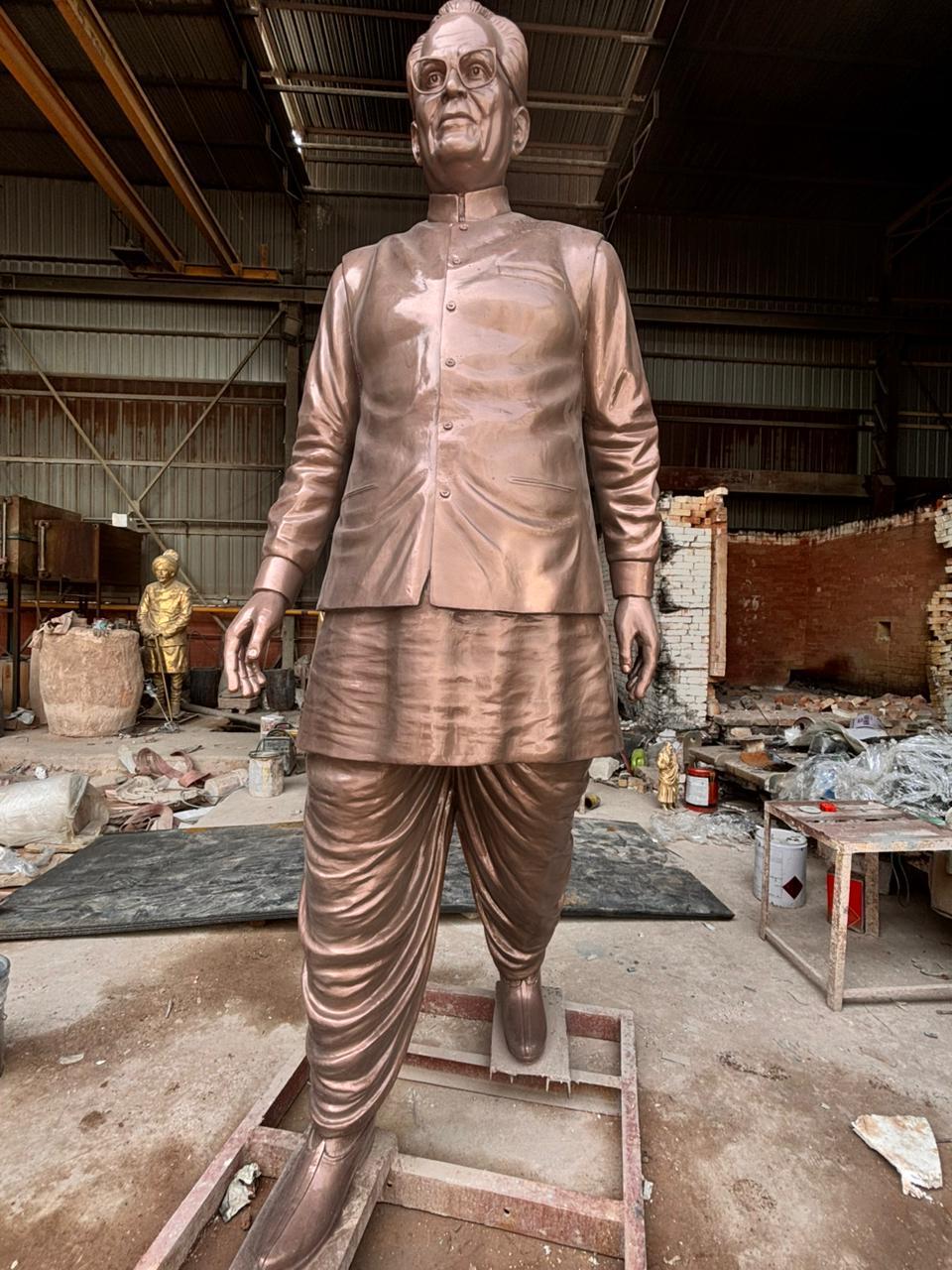 12 Ft Tall Bronze Statue of Former Vice President of India Shri Bhairon Singh Shekhawat Ji has Unveiled on 14th May at Ratanada Chauraha, Jodhpur, Rajasthan