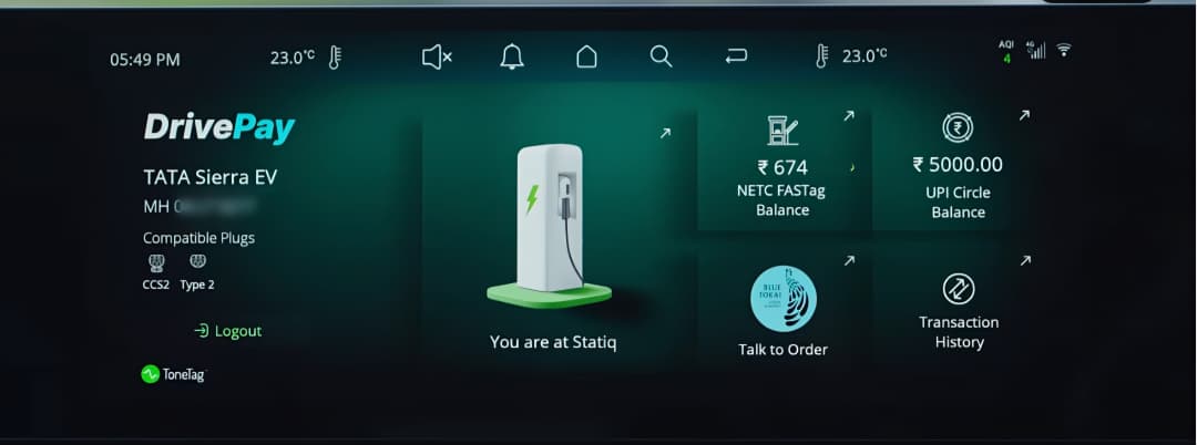ToneTag extends, DrivePay, to the Sierra.ev, Advancing the Vision of Cars as Intelligent Commerce Platforms