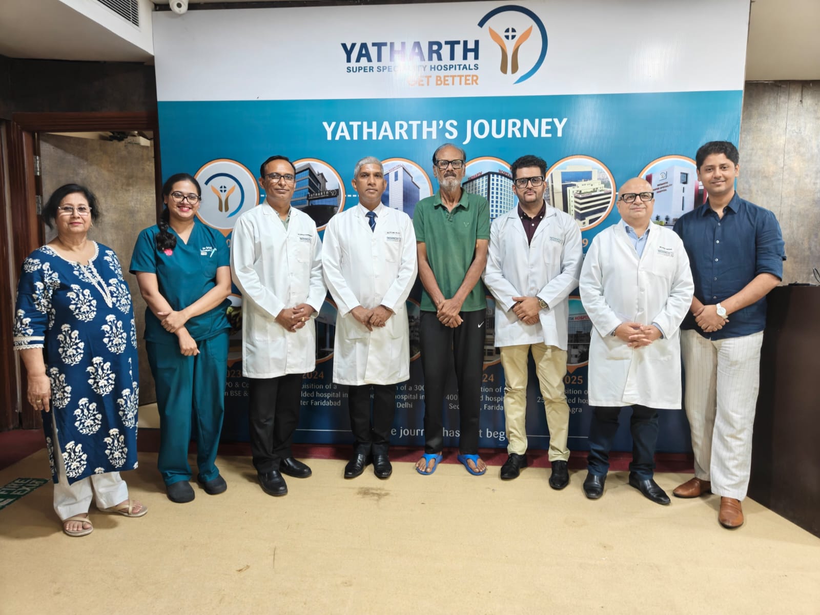 63-Year-Old Patient Gets a New Lease on Life After Lifesaving Endovascular Aortic Repair (EVAR) at Yatharth Hospital Noida Extension