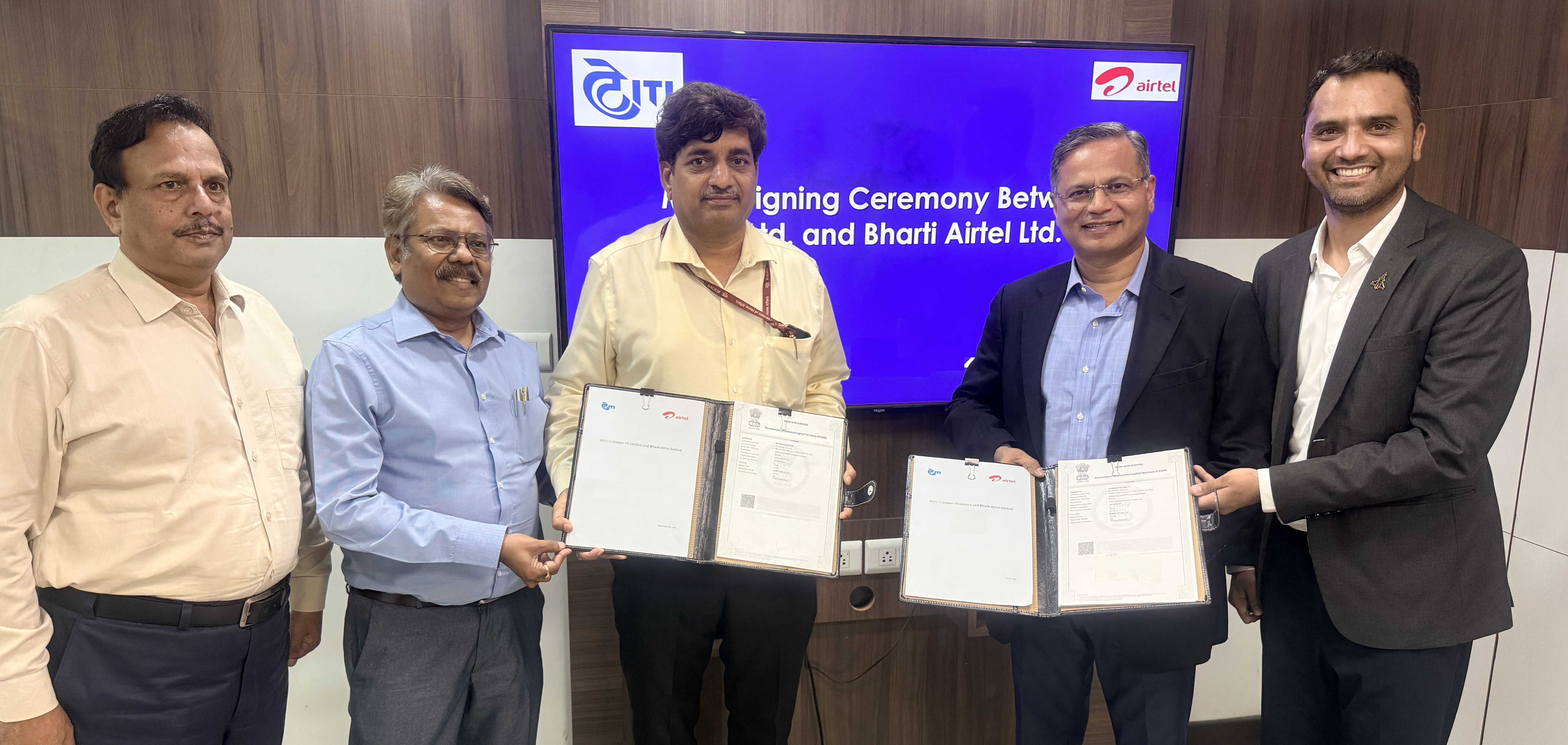 Airtel Business and ITI Limited enter into strategic partnership to accelerate India&rsquo;s digital transformation