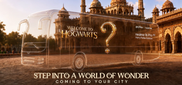 realme brings the magic of Harry Potter to campuses across Delhi, Chandigarh, Jalandhar, Jaipur and Noida with immersive bus activation