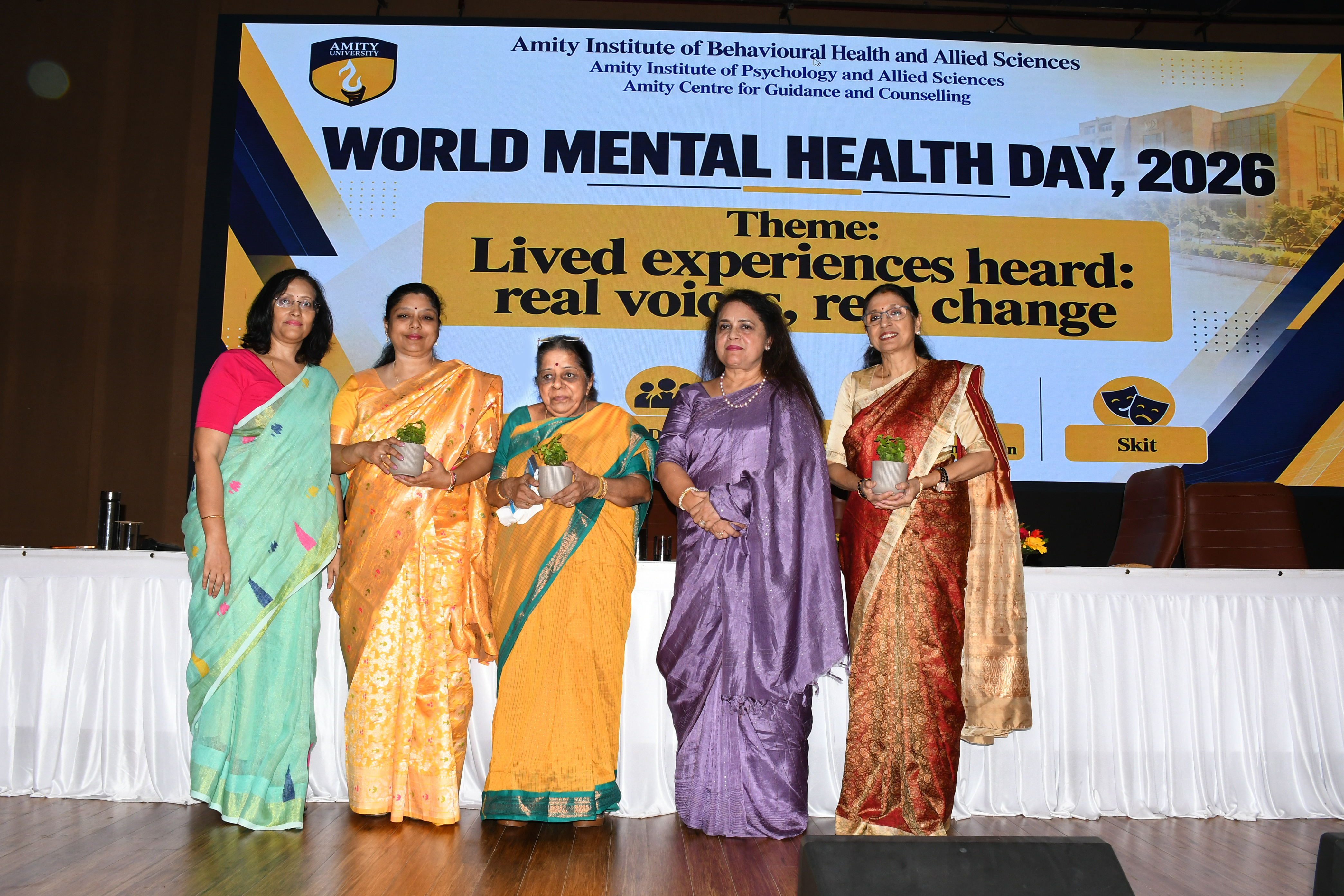 Amity University observes World Mental Health Day- 2026, focussing on Lived Experiences and the Power of Listening