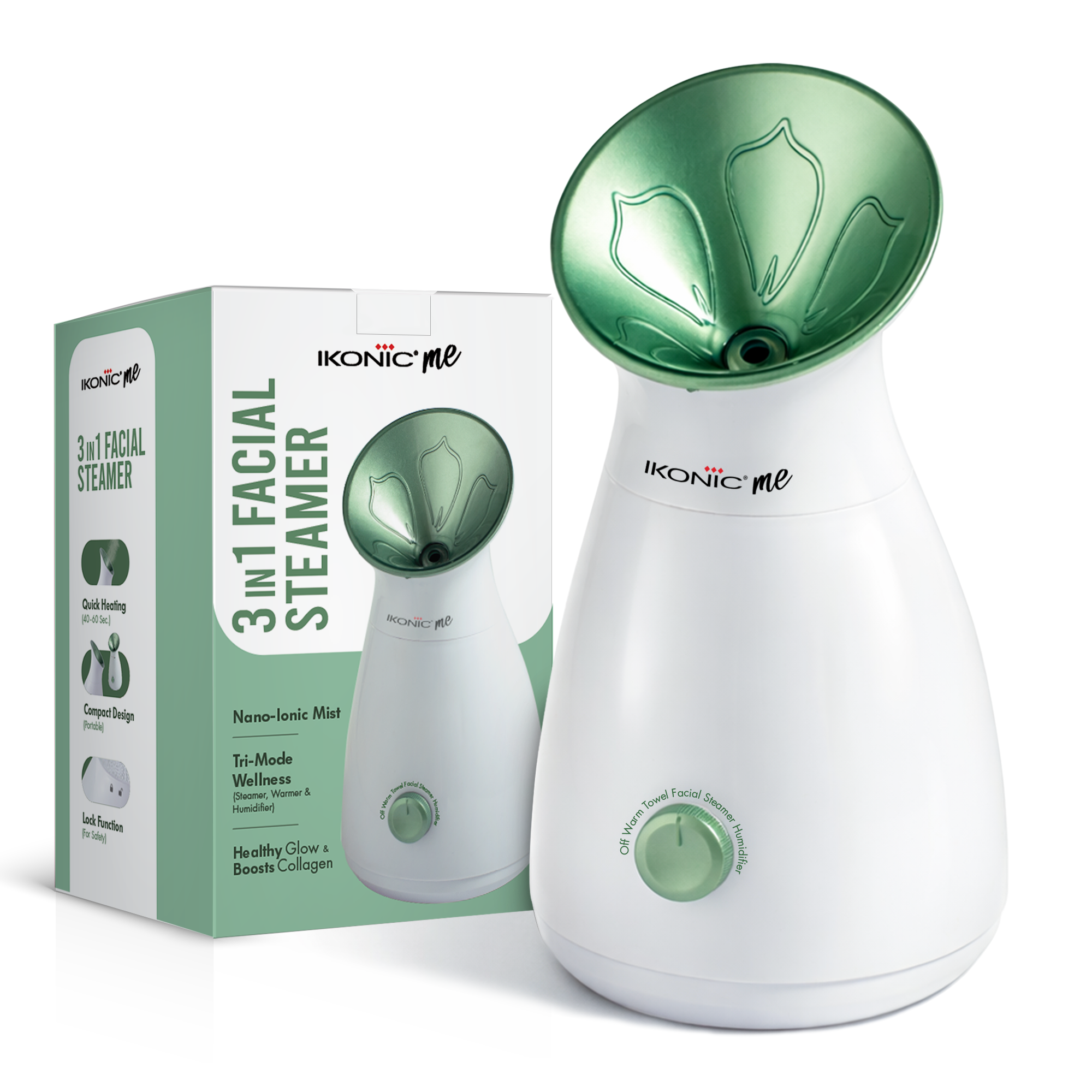 Ikonic Me Brings the Ultimate 3 in 1 Facial Steamer, Towel Warmer and Humidifier in One Device