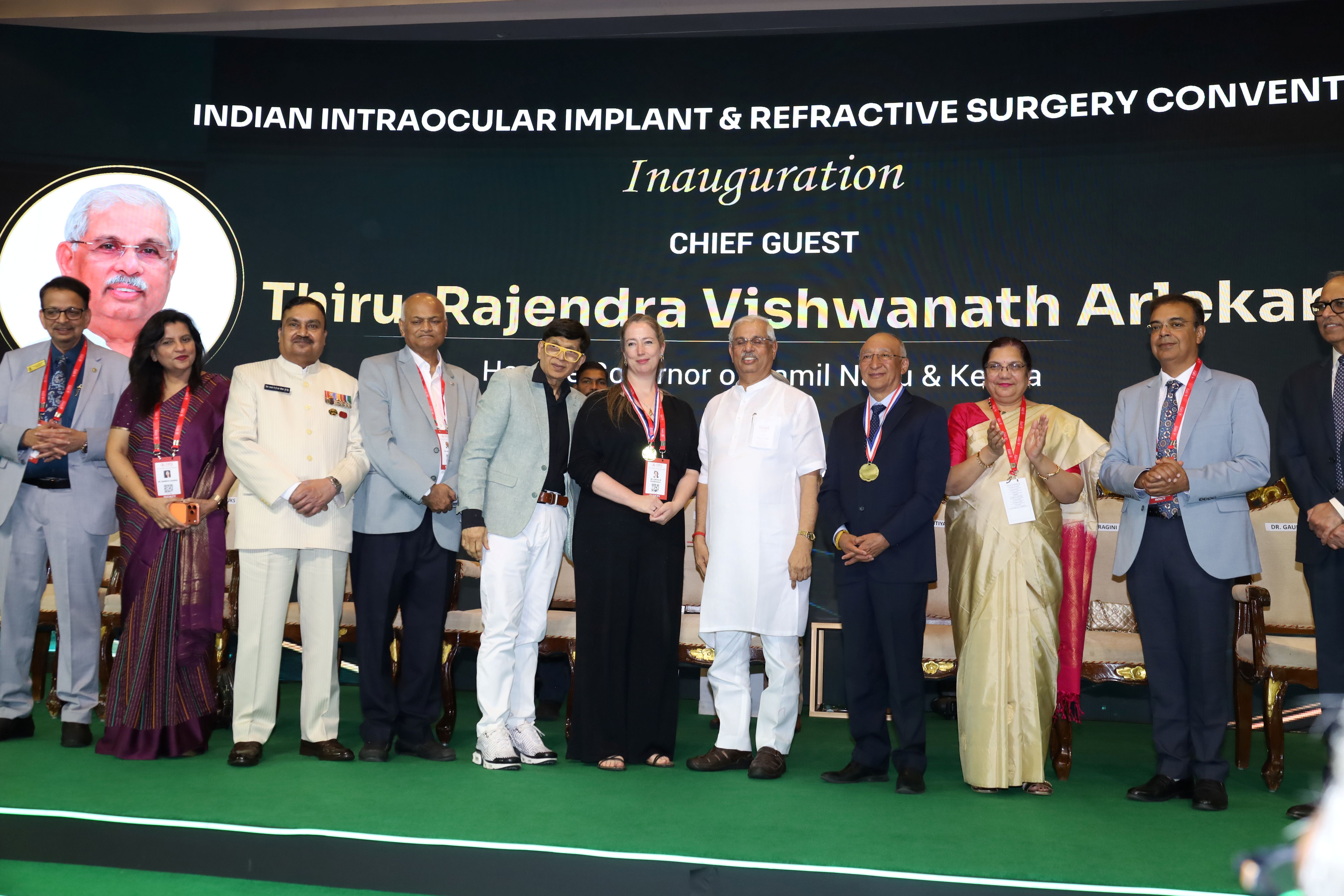 Governor of Tamil Nadu and Kerala Shri Rajendra Vishwanath Arlekar Inaugurates IIRSI 2026 - Convention on Intraocular Implant & Refractive Surgery