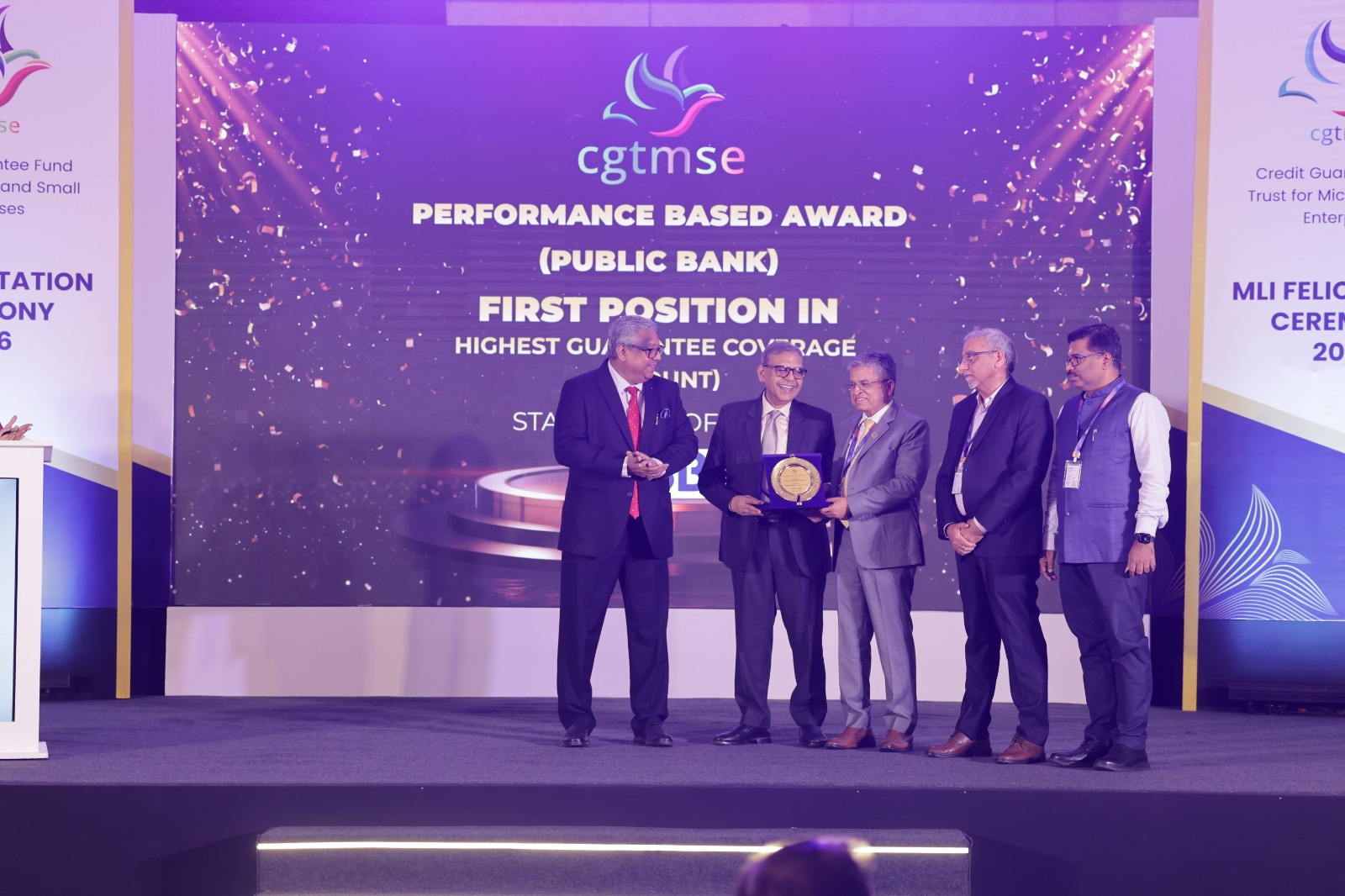 CGTMSE Felicitates Member Lending Institutions for Outstanding Contribution to MSE Credit Growth