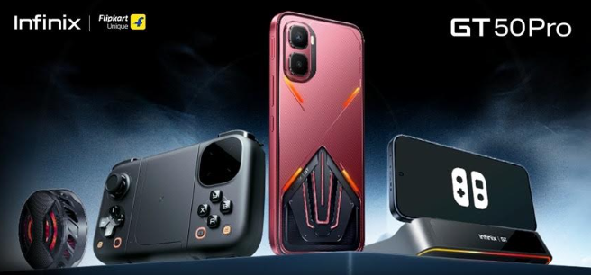 Infinix GT 50 Pro Goes on Sale in India, Starting at ₹64,999* with a Complete Smartphone-to-Console Gaming Ecosystem