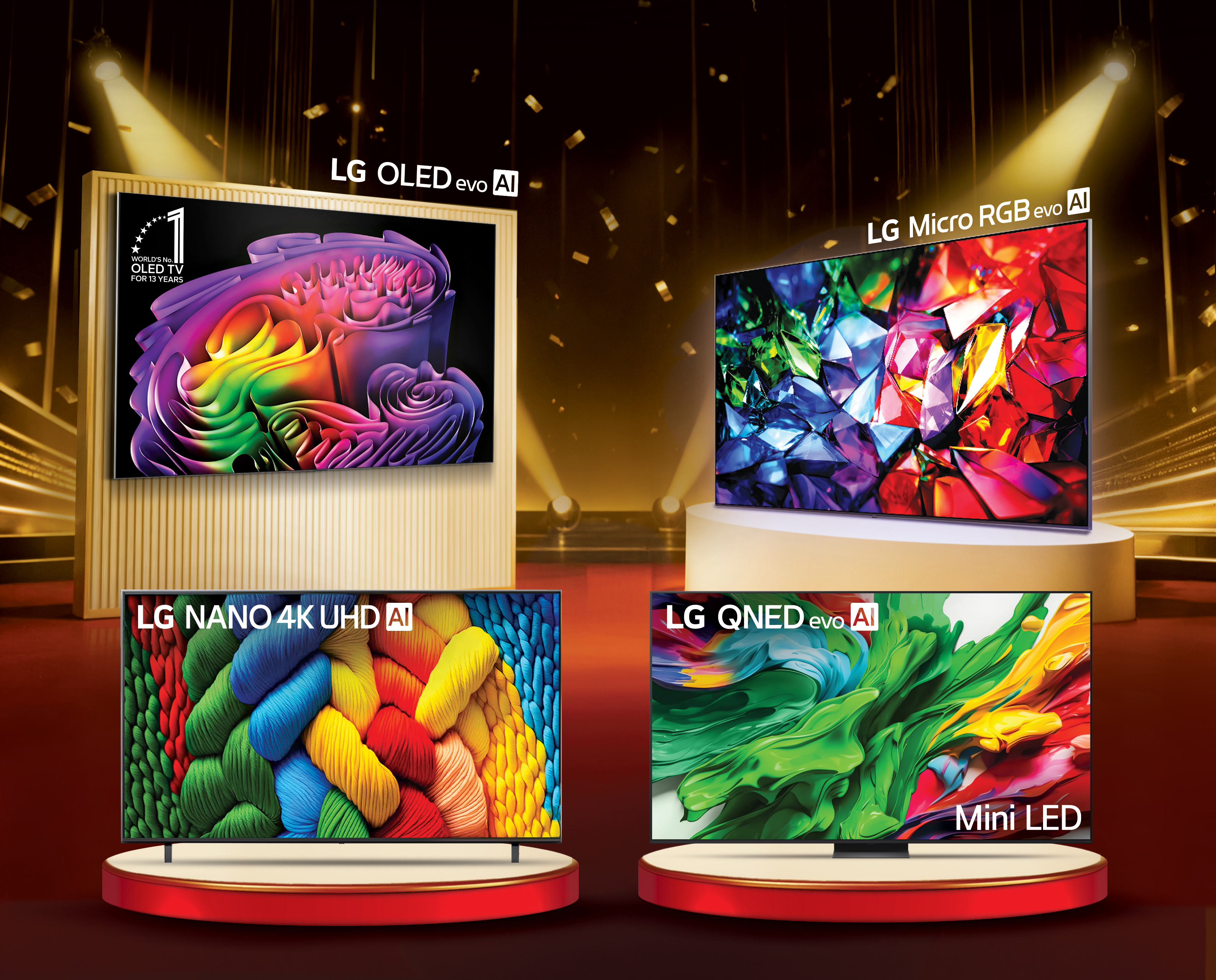 LG Expands its Premium TV Portfolio with New Ultra Large AI TV's and Next Gen Mini LED Technology