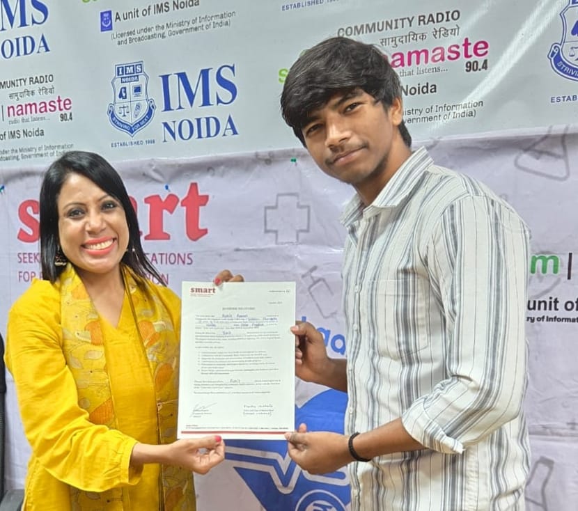 IMS Noida Students Recognised for Social Impact with Health Fellowship