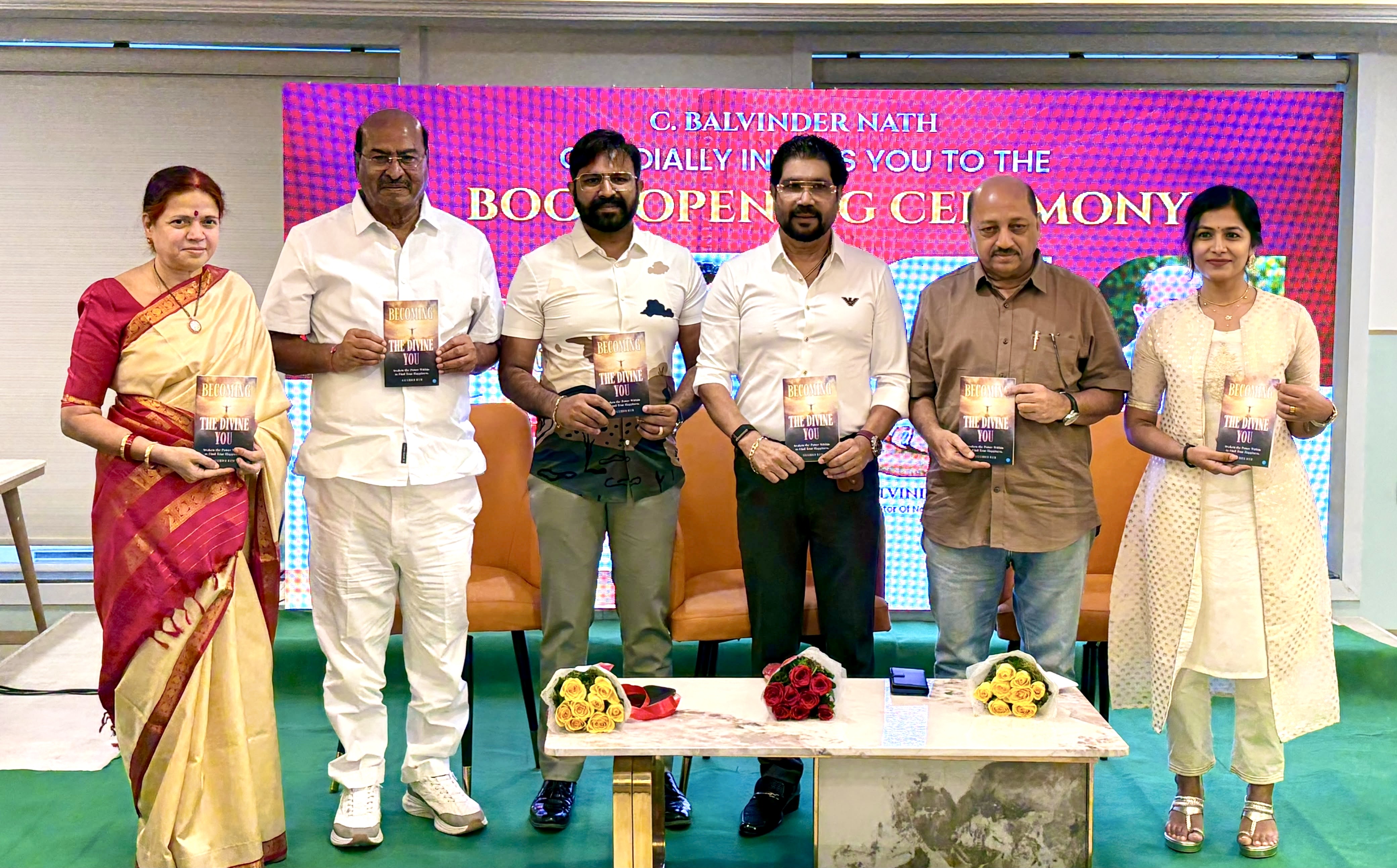 'Becoming the Divine You' by Balvindernath Chaganla Launched in Hyderabad