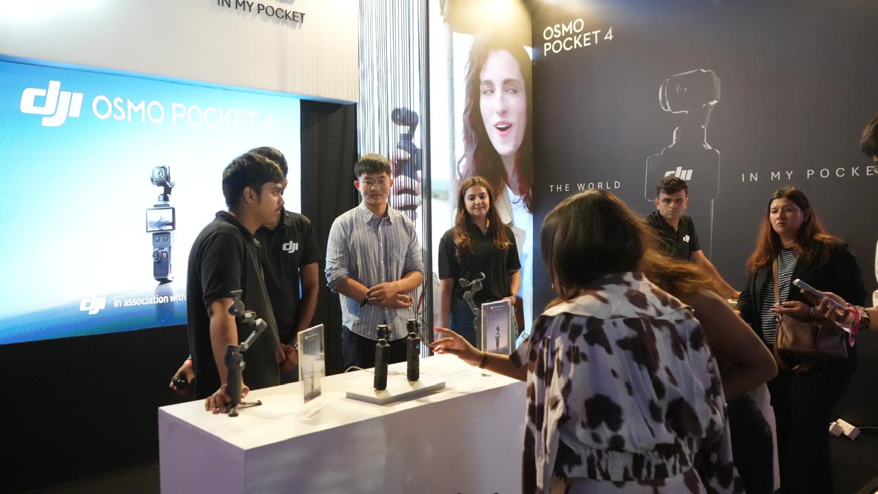 DJI Brings the World's Leading Pocket Creator Camera to AYC Mumbai with Hands-On Osmo Pocket 4 Experience