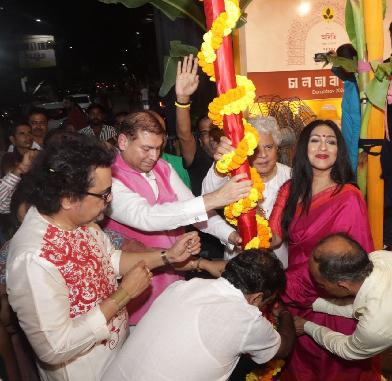 Manicktala Chaltabagan Lohapatty Durga Puja countdown for a new beginning with Khuti Puja