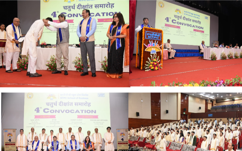 NTPC School of Business Holds Fourth Convocation, Awards Post Graduate Diplomas to 148 Students