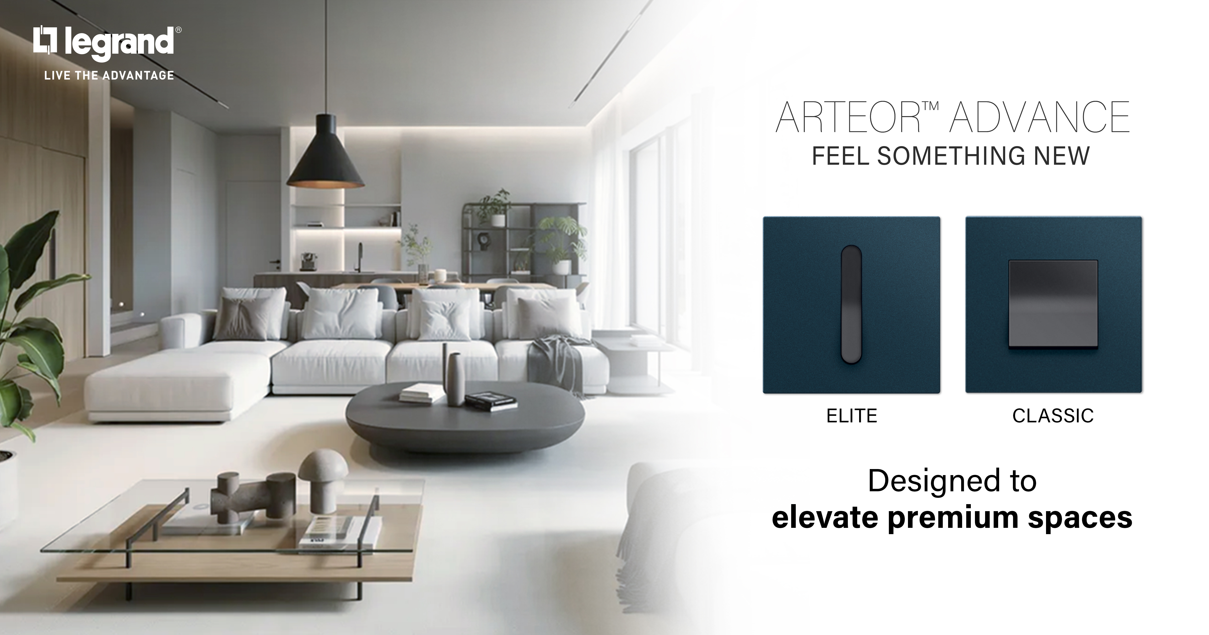 Legrand&rsquo;s Arteor Advance reflects the evolution of premium living through design, technology and sustainability