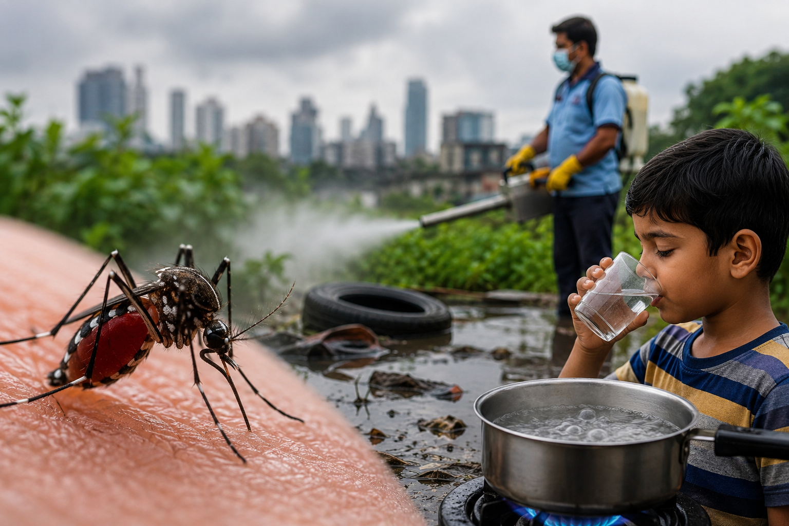 Post-Monsoon Health Alert: Mumbaikars Urged to Stay Vigilant  Against Dengue, Malaria, and Water-Borne Diseases
