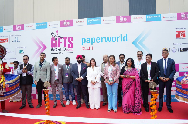 Gifts World Expo and Paperworld Delhi open in New Delhi, bringing 850 exhibitors and 6,000 brands under one roof