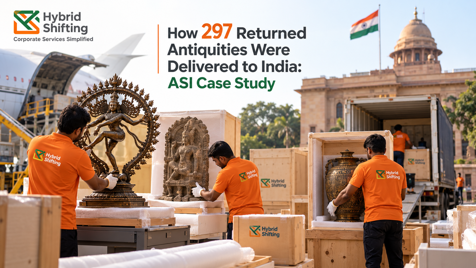 Hybrid Shifting Delivers Antiquities Returned from the US to the Archaeological Survey of India
