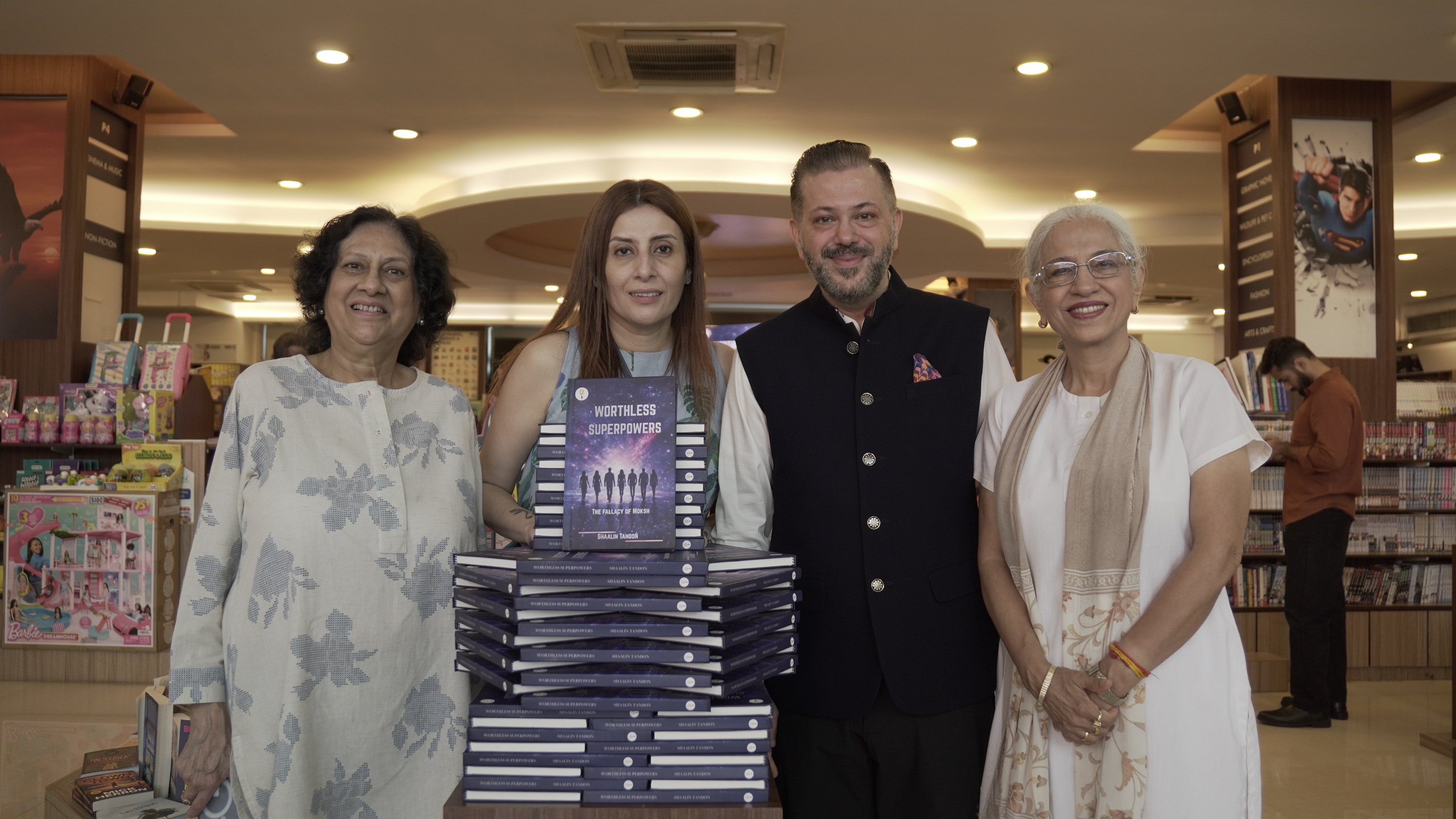 Shaalin Tandon Launches Worthless Superpowers: The Fallacy of Moksh at Mumbai's Title Waves
