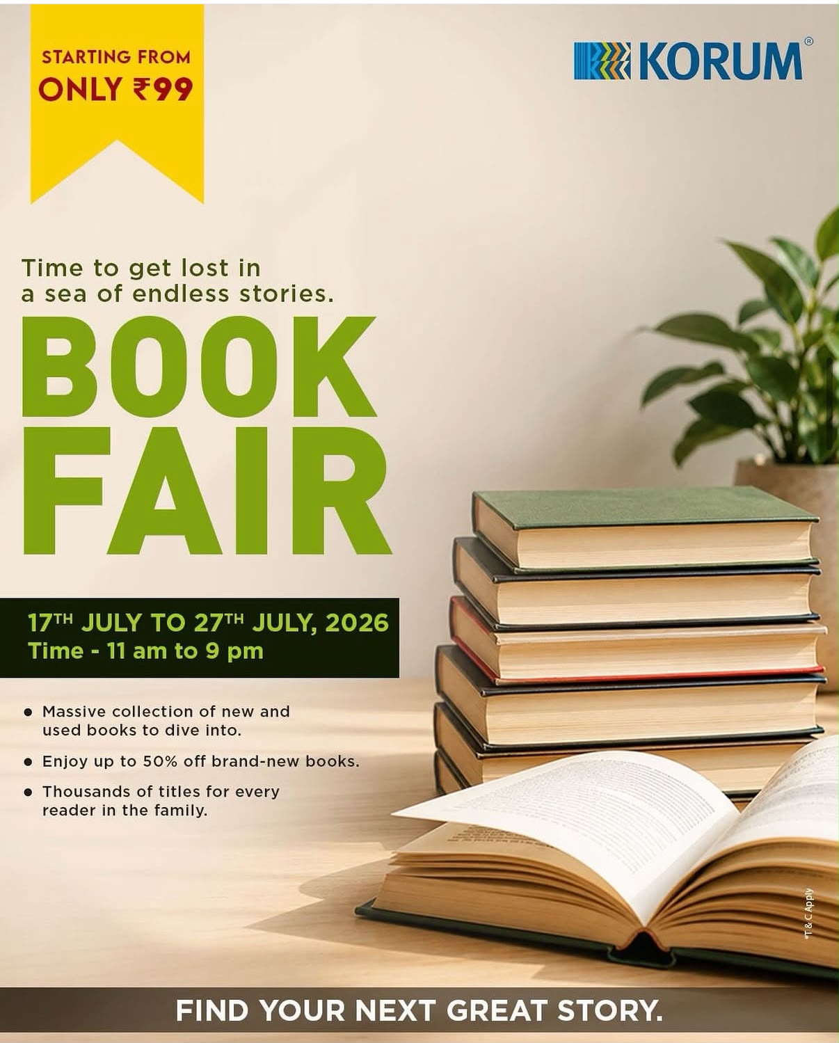 Korum Mall Celebrates Reading with 10 Day Book Fair in Thane
