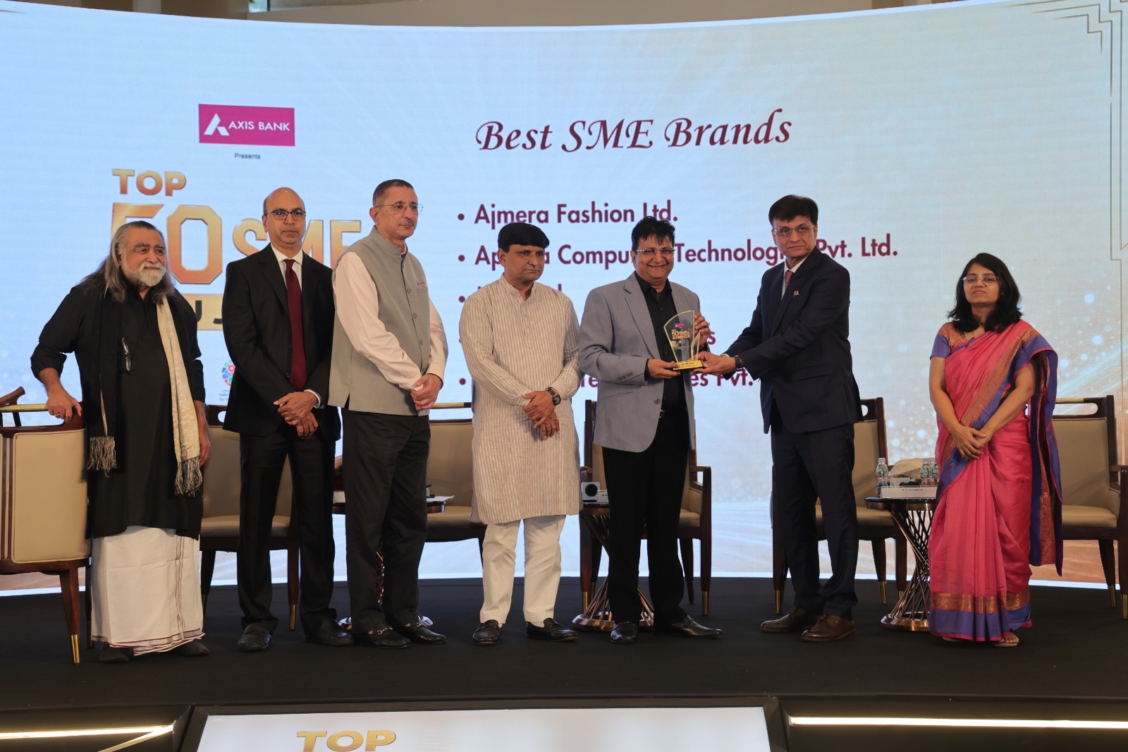 Ajmera Fashion Limited Honoured as One of Gujarat&rsquo;s Top SME Brands