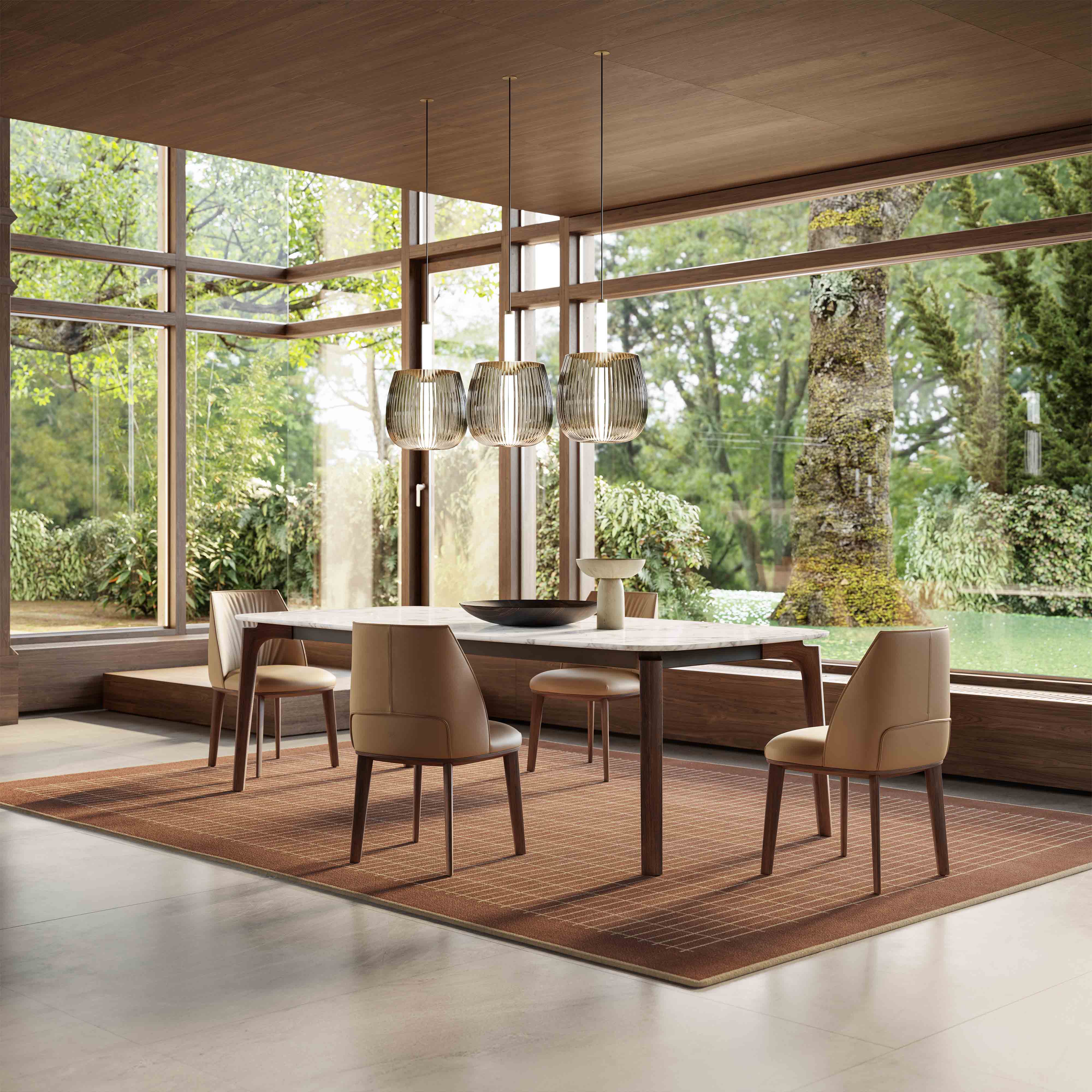 Elegant Simplicity: The New Abigail Dining Table By Roberto Lazzeroni