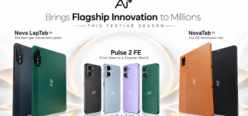 Ai+ Smartphone Brings Flagship Innovation to Millions This Festive Season with Pulse 2 FE, NovaTab and LapTab