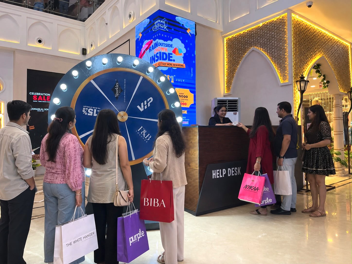 Omaxe Chowk, Chandni Chowk Rolls Out 'Rain Outside. Chowk Inside.' Campaign to Elevate Monsoon Shopping Experience