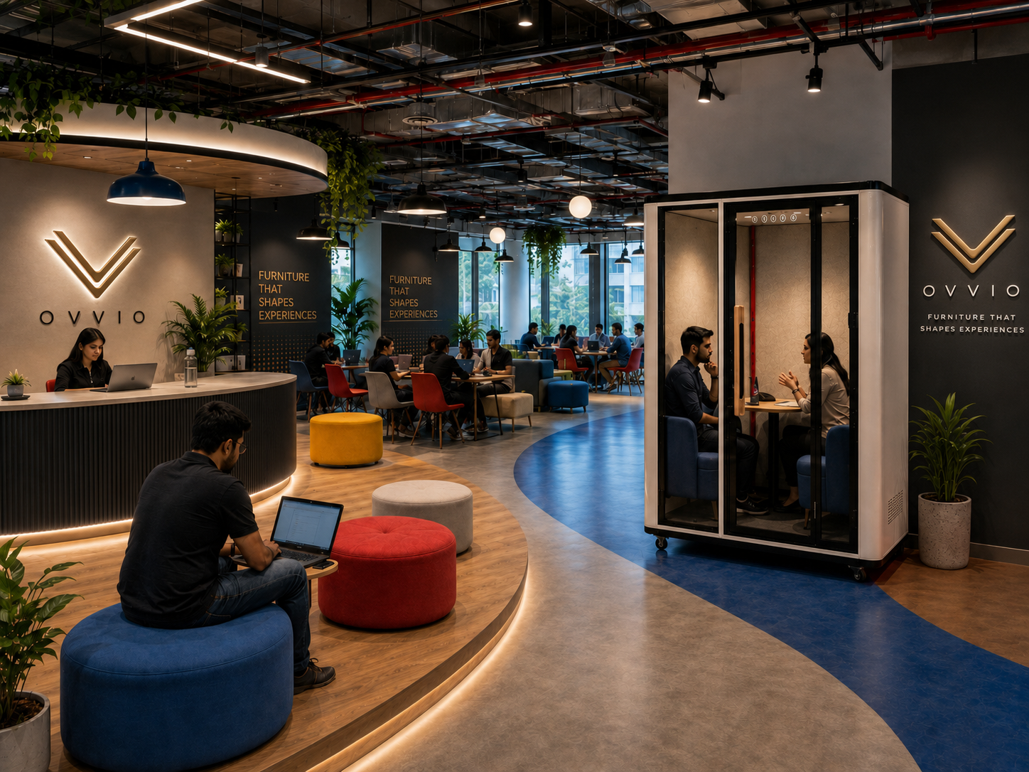 Furniture Is 30 percent of the Fit-Out. 100 percent of the Experience