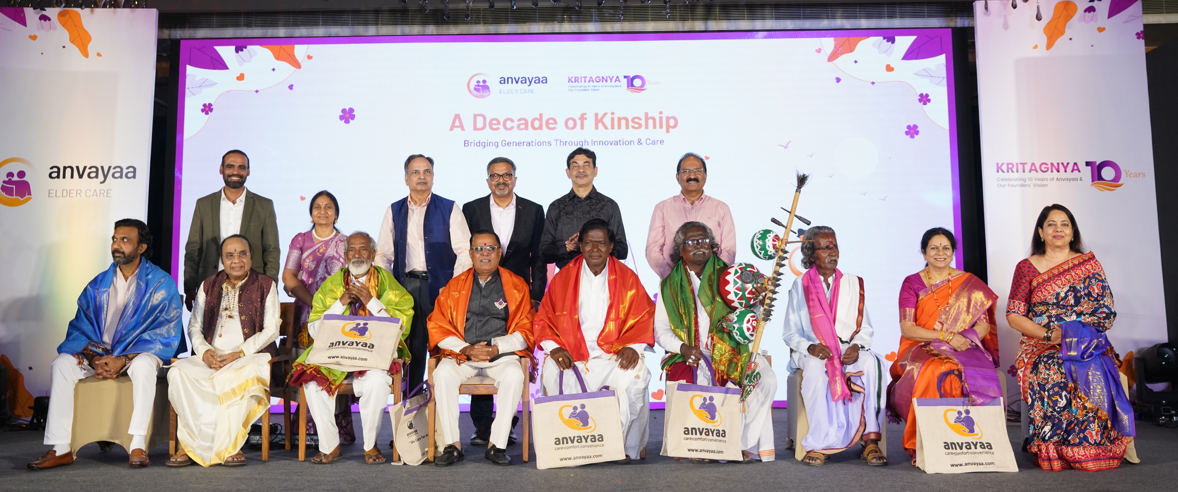 Kritagnya: Anvayaa Kin Care Honours India's Bravest and Turns 10 with Three New Launches for India's Elders