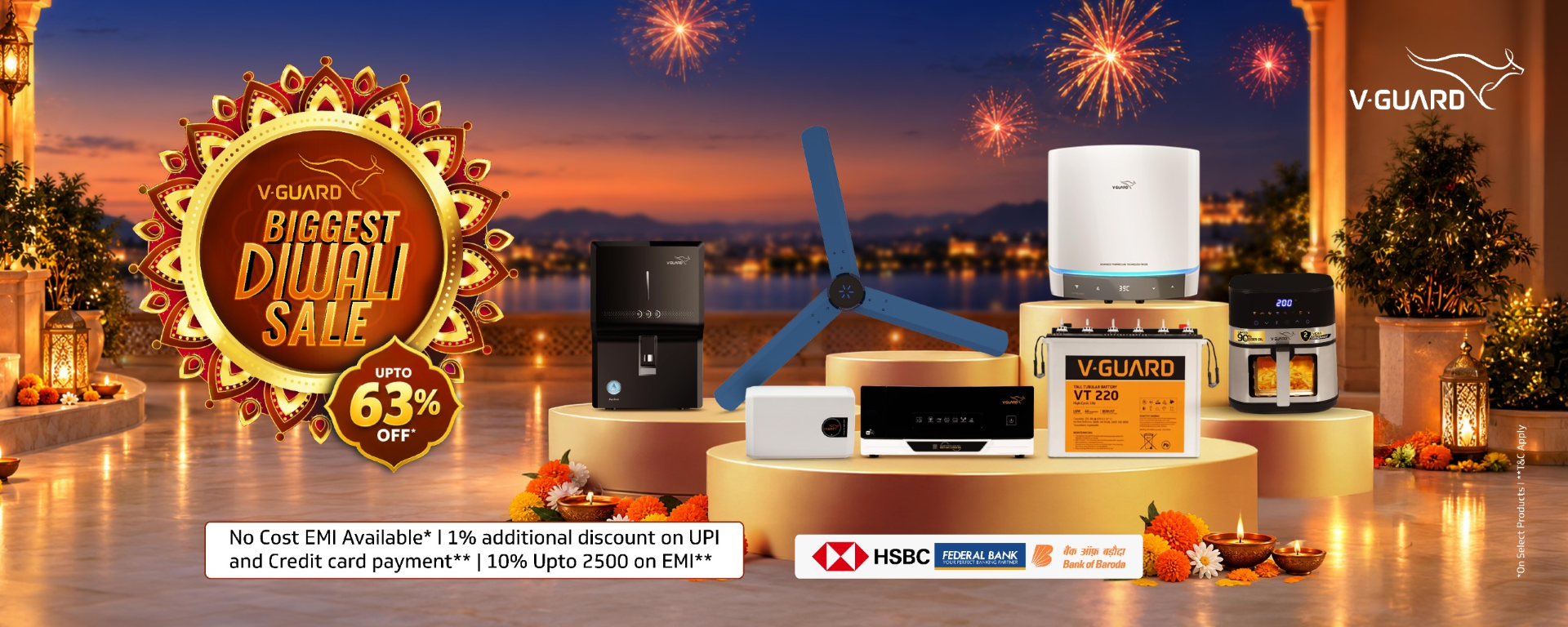 V-Guard&rsquo;s Diwali Dhamaka Sale 2026 Brings Discounts of Up to 63 percent on Select Products