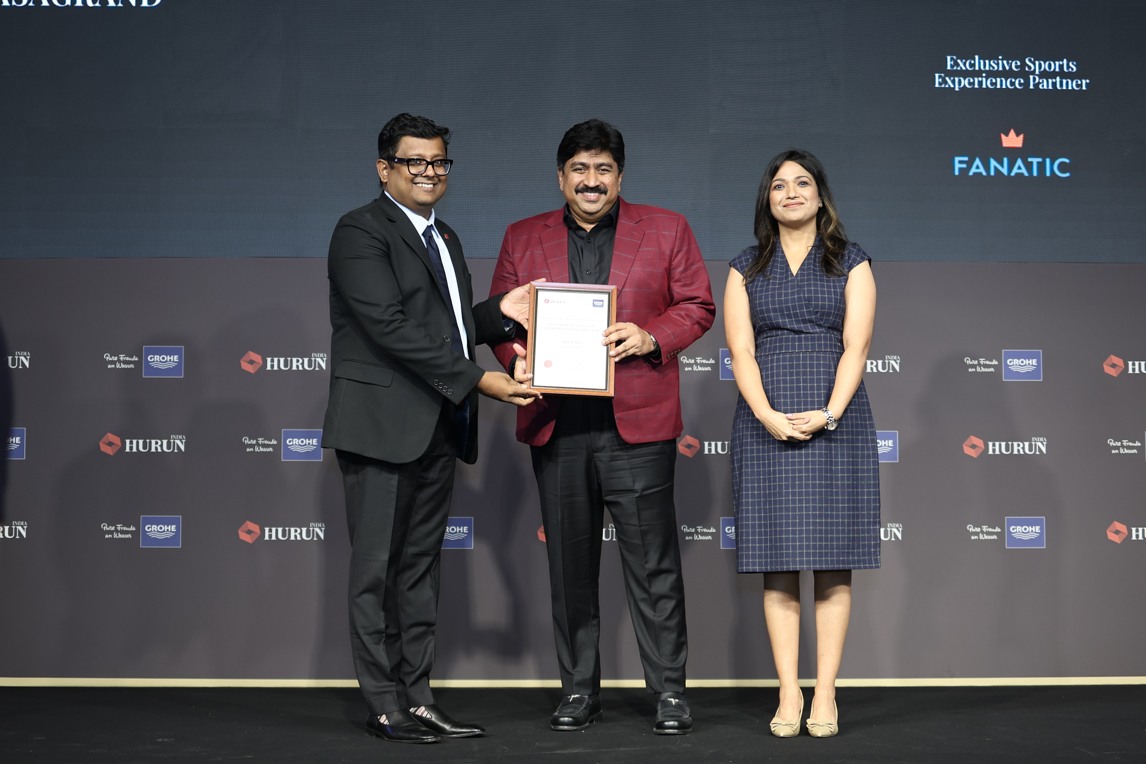 Hurun India Honours Casagrand&rsquo;s Founder & Managing Director Arun Mn as the Self-Made Real Estate Entrepreneur of the Year
