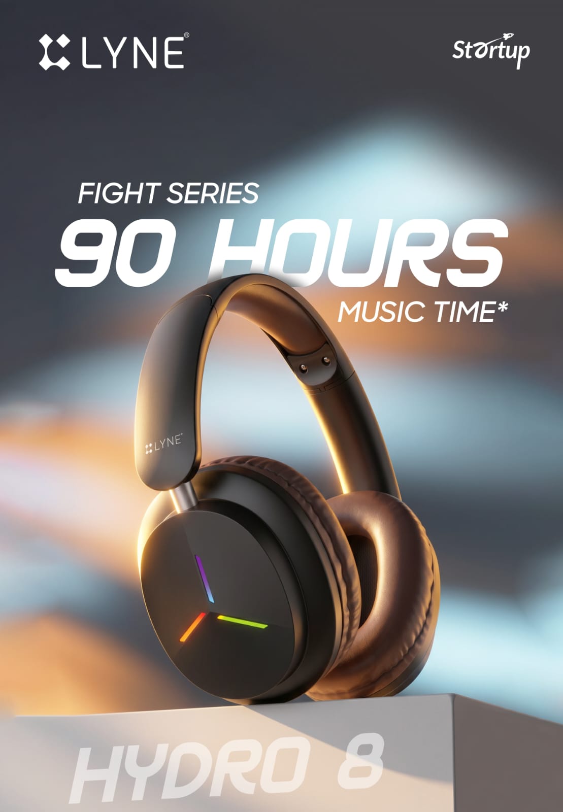 Lyne Originals Launches Fight Series (HYDRO 8) Wireless Headphones