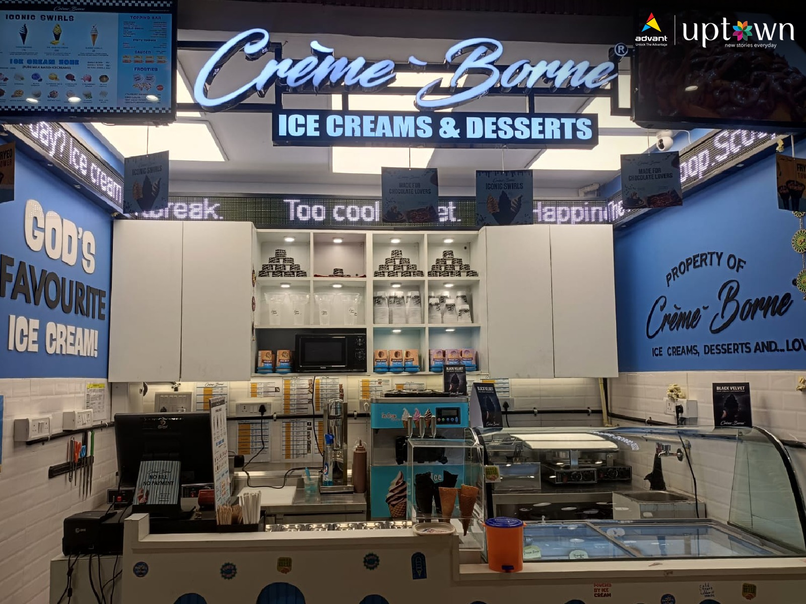 Uptown by Advant Welcomes Cr&egrave;meborne Ice Cream & Desserts, Expanding Its Premium Food Experience in Noida
