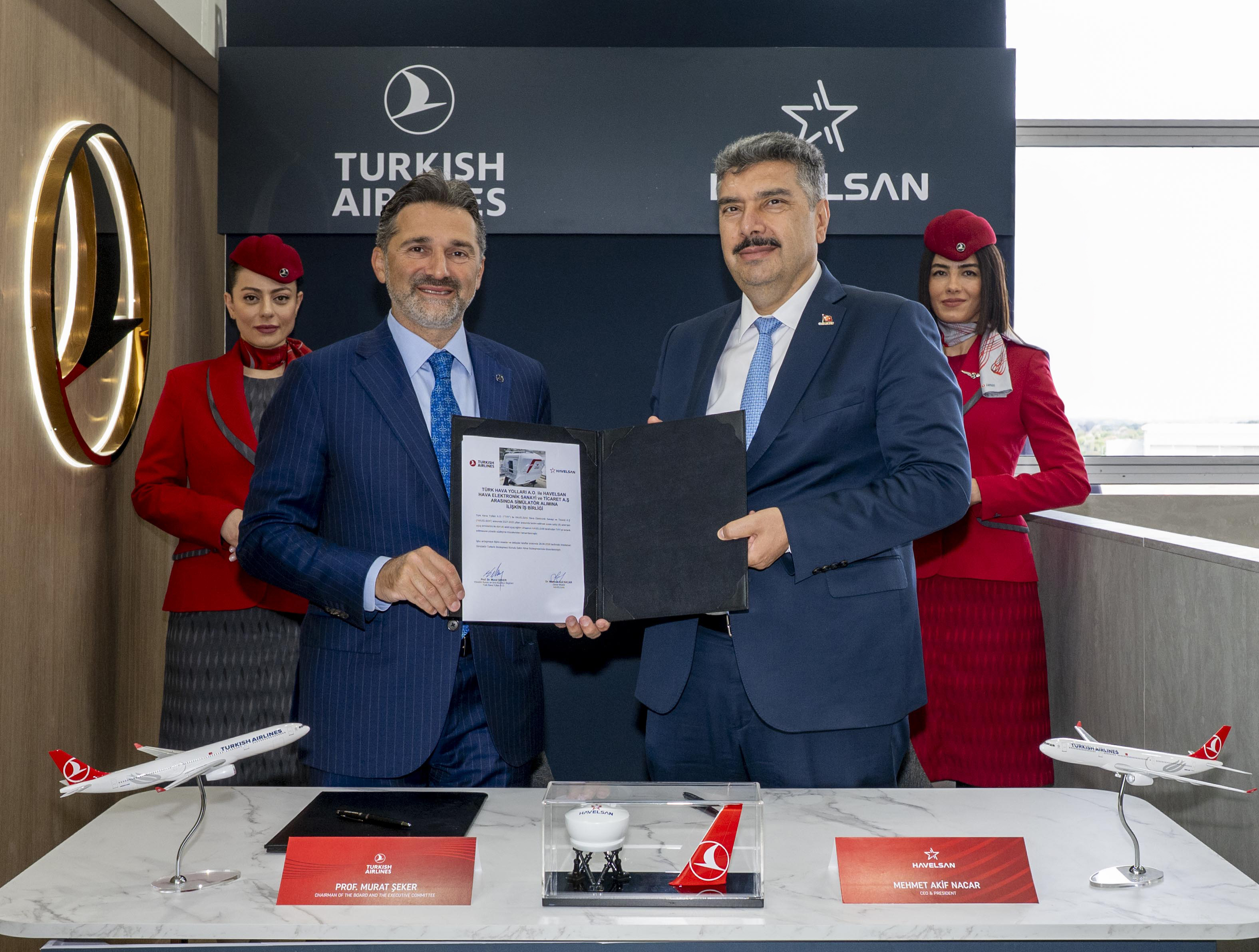 Turkish Airlines Signs Agreement with HAVELSAN for 12 Flight Simulators