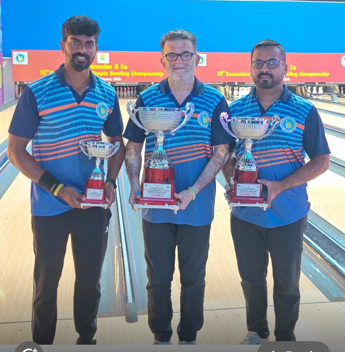 Vijay Punjabi Lifts Men’s Title at Karnataka State Tenpin Bowling Championship