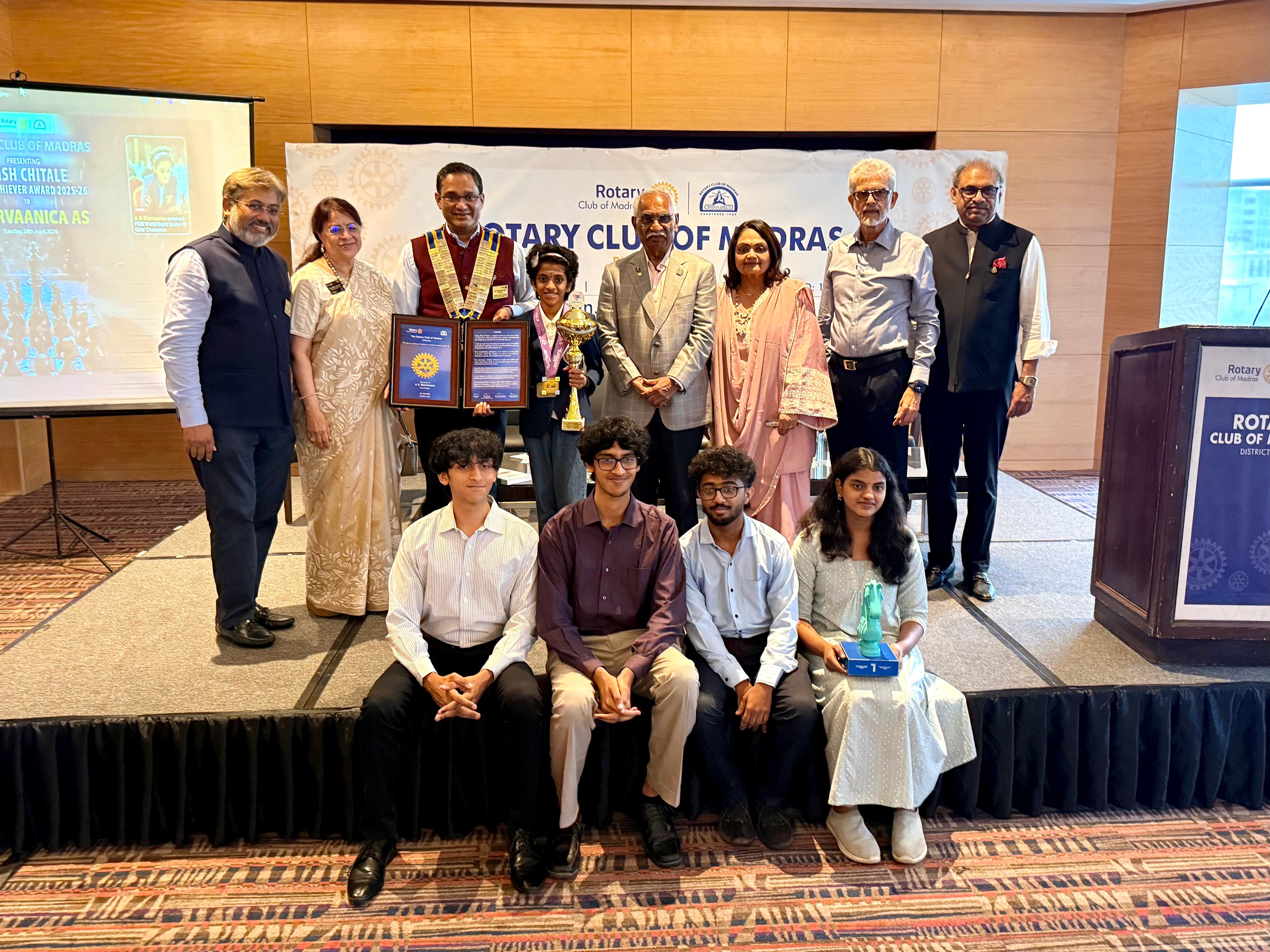 A.S. Sharvaanica Wins Krish Chitale Young Achiever Award 2026