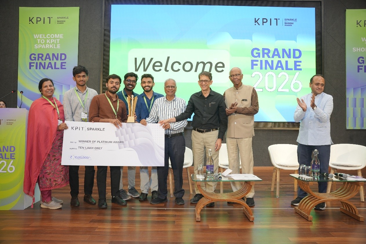 KPIT Sparkle 2026: Smart Glass for Sign Language Wins  Honour