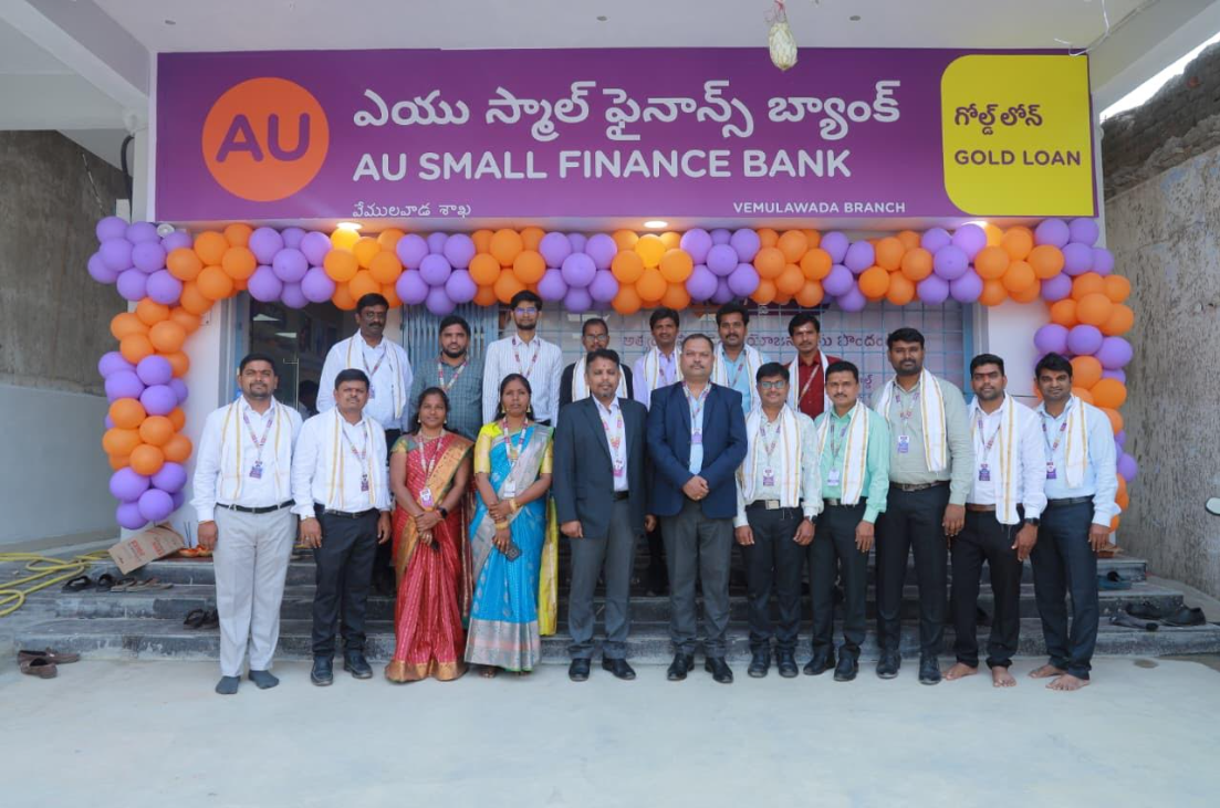 AU Small Finance Bank expands its footprint with exclusive Gold Loan branches in Telangana