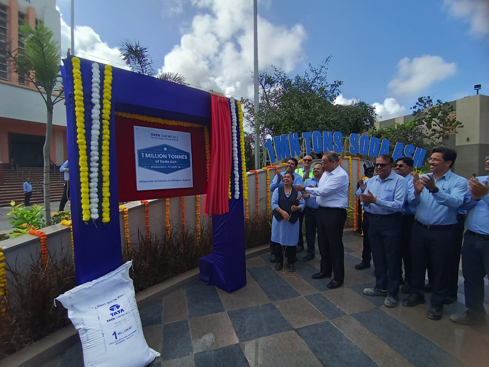 Tata Chemicals&rsquo; Mithapur Facility Achieves 1 Million Tonnes Soda Ash Production Milestone in FY 2025&ndash;26