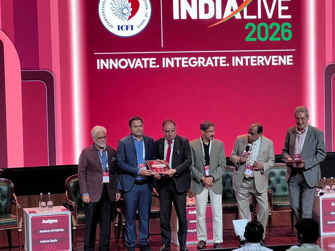 KIMS Cardiologist Receives National Recognition at INDIA LIVE 2026