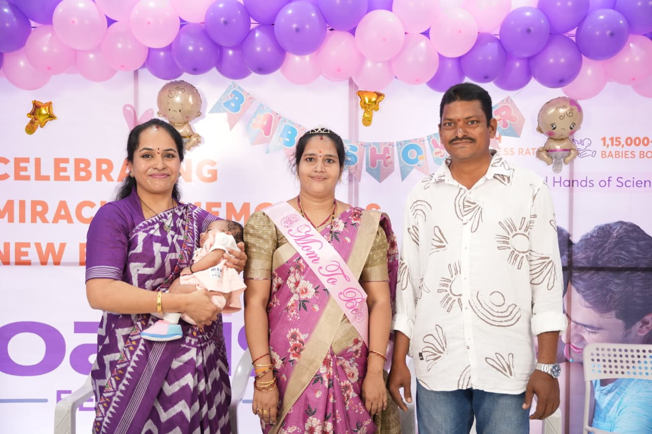 Oasis Fertility Kakinada Hosts Baby Shower to Celebrate Expectant Parents