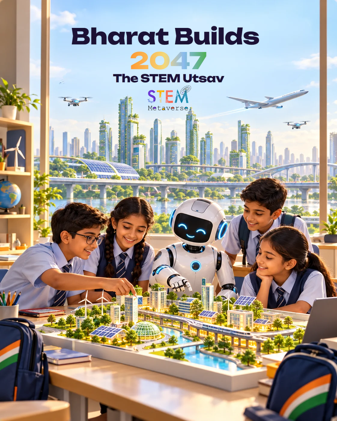 STEM Metaverse Opens Registrations for Bharat Builds 2047, a National Innovation Competition for School Students
