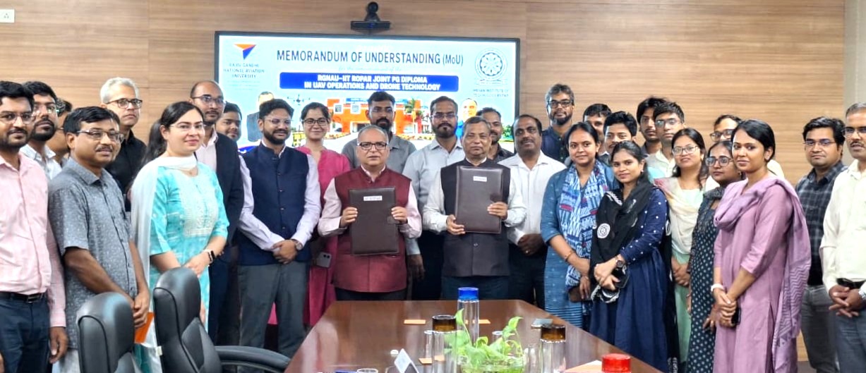 IIT Ropar Signs MoU with Rajiv Gandhi National Aviation University for Joint PG Diploma in Drone Technology