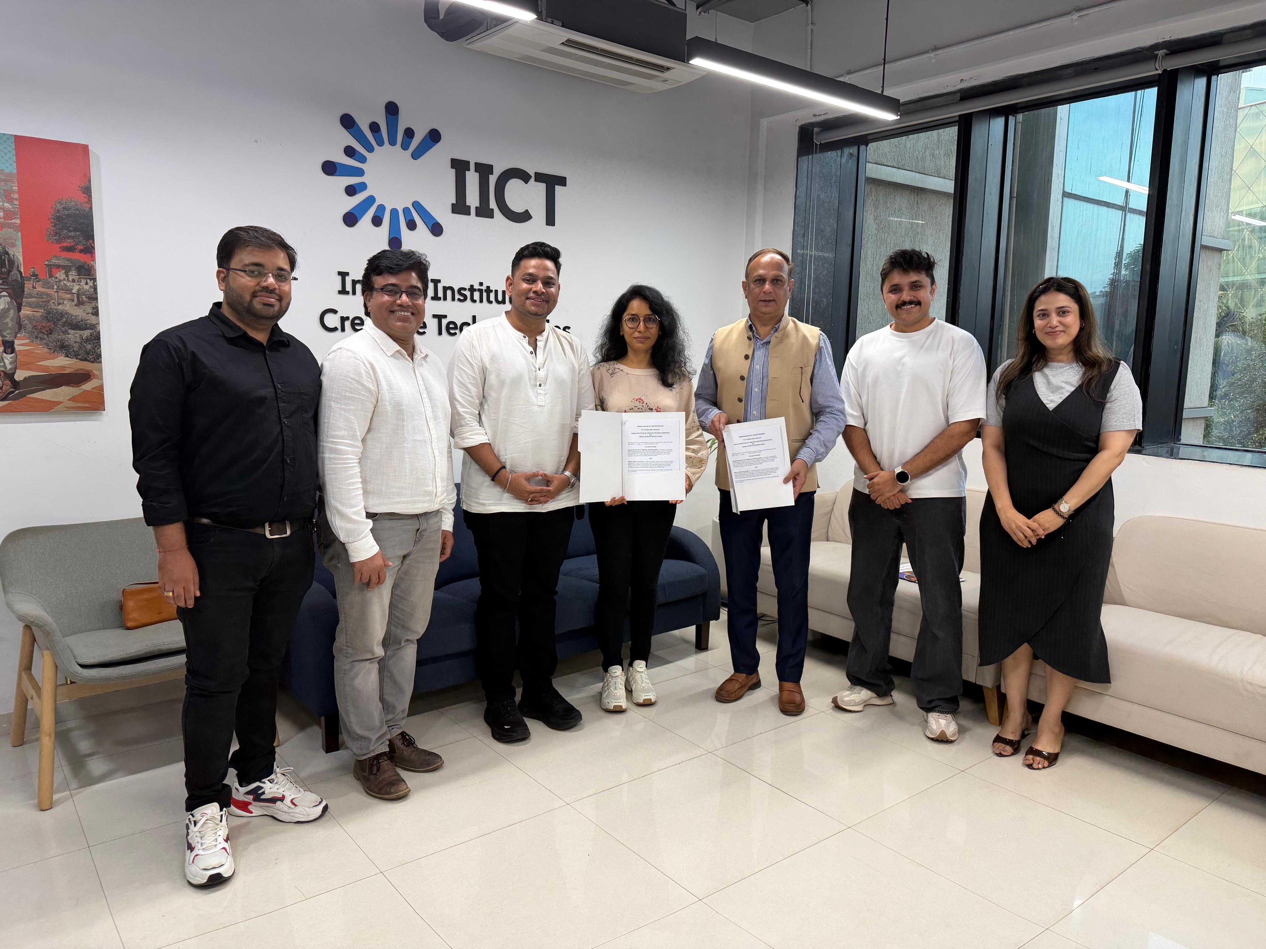 Indian Institute of Creative Technologies (IICT) Partners with Visual Effects Society (VES) to Transform India’s VFX Ecosystem