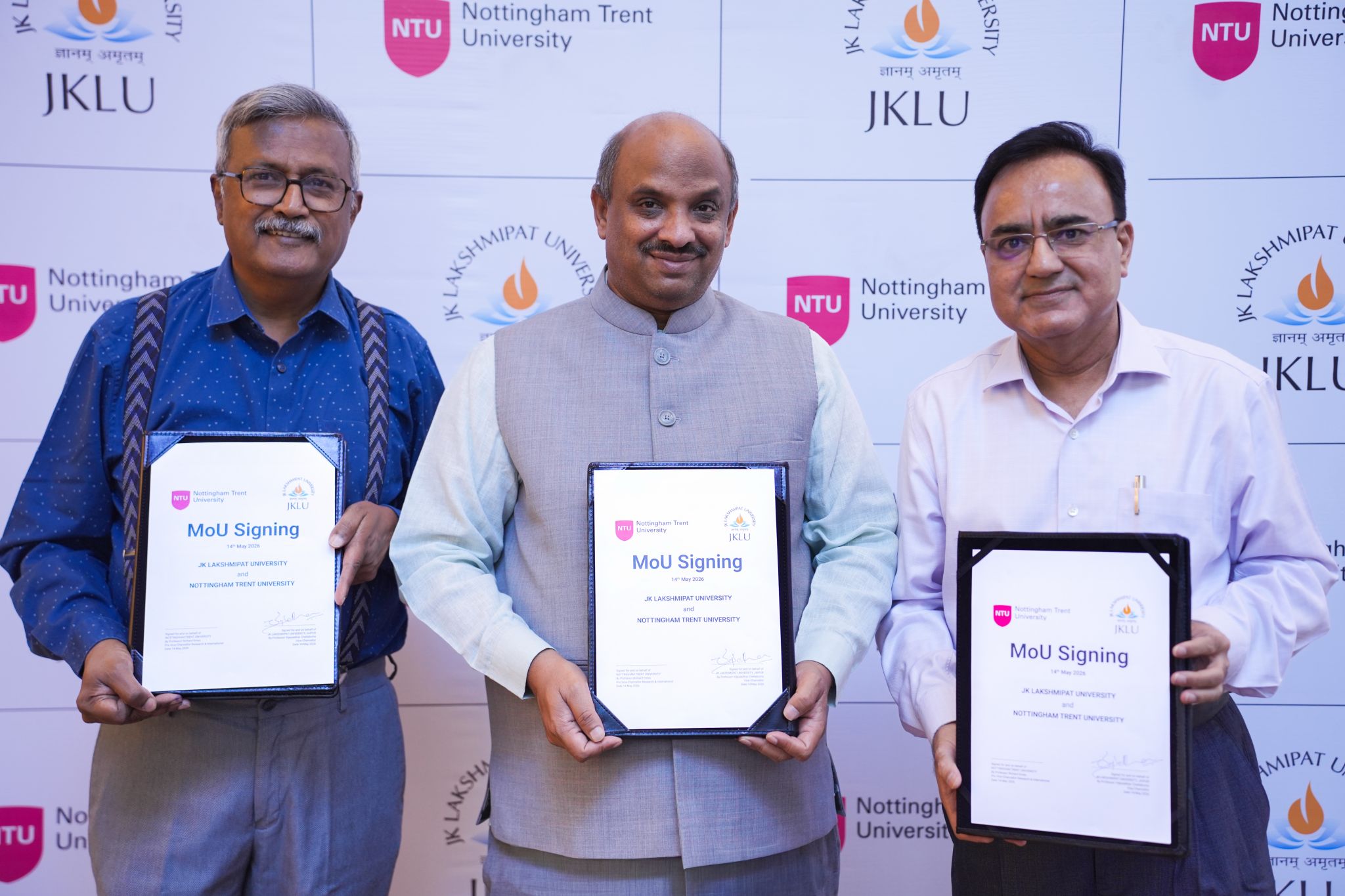 JKLU Partners with Nottingham Trent University to Expand Global Design Education Opportunities