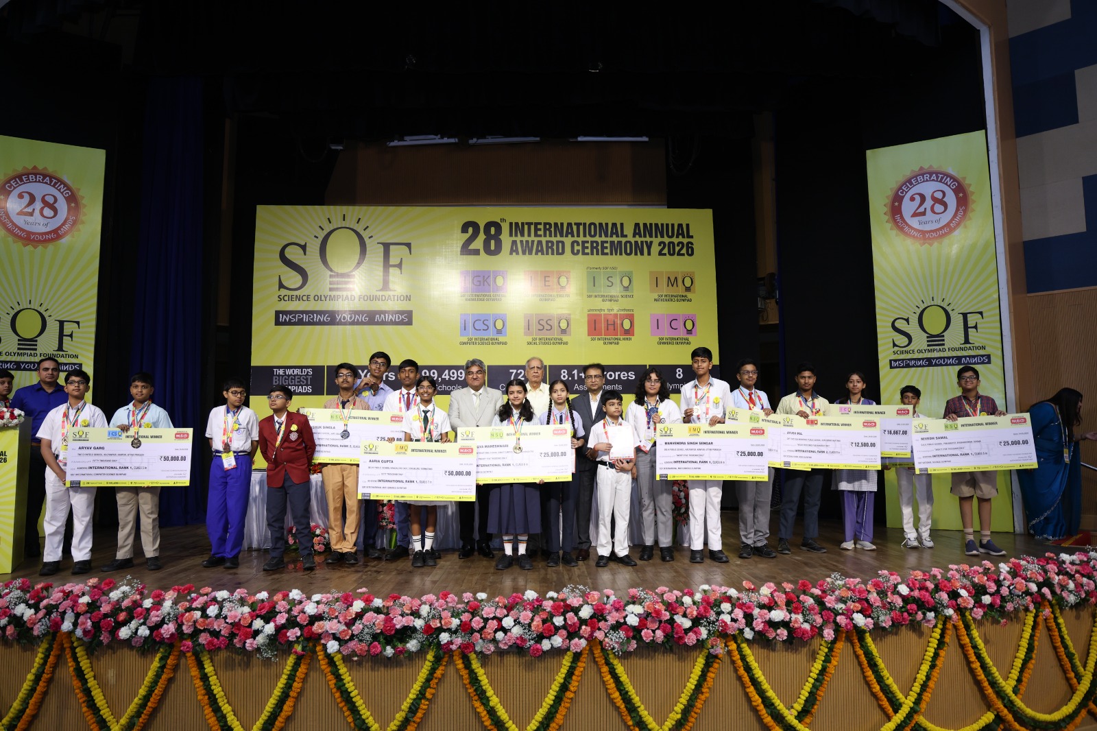 Science Olympiad Foundation Celebrates 28 Years of Academic Excellence with Grand Felicitation of Olympiad Champions