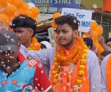 ABVP Wins Rajdhani College Students&rsquo; Union President Post; Abinash Padhi Elected President